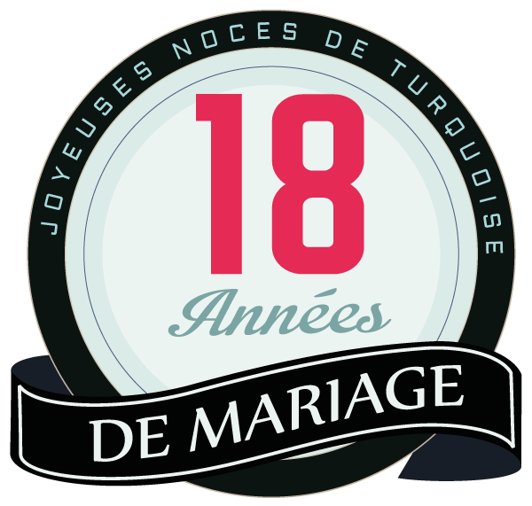 18 Ans De Mariage Noces De Turquoise Symbole Idees Cadeaux