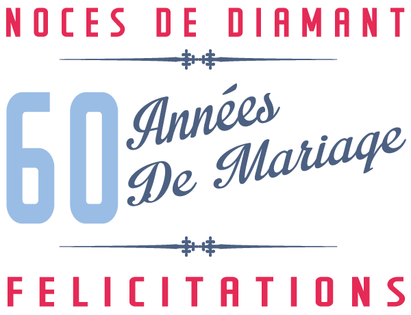 60 ans de Mariage ⇒ Noces de Diamant : symbole & idées Cadeaux