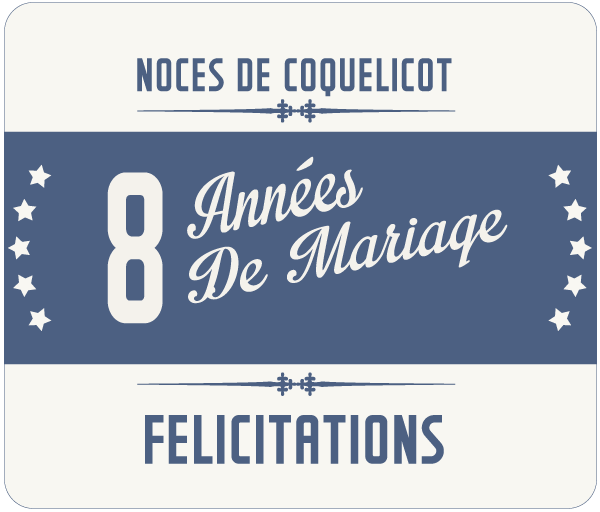 8 Ans De Mariage Noces De Coquelicot Symbole Idees Cadeaux