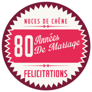 Joyeuses noces de Chêne pour votre 80e année de mariage