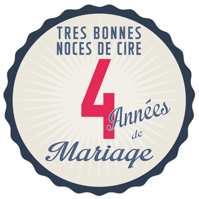 4 ans noces de cire